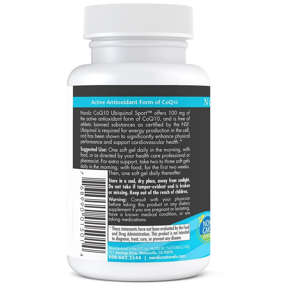 Nordic CoQ10 Ubiquinol Sport - Image 3