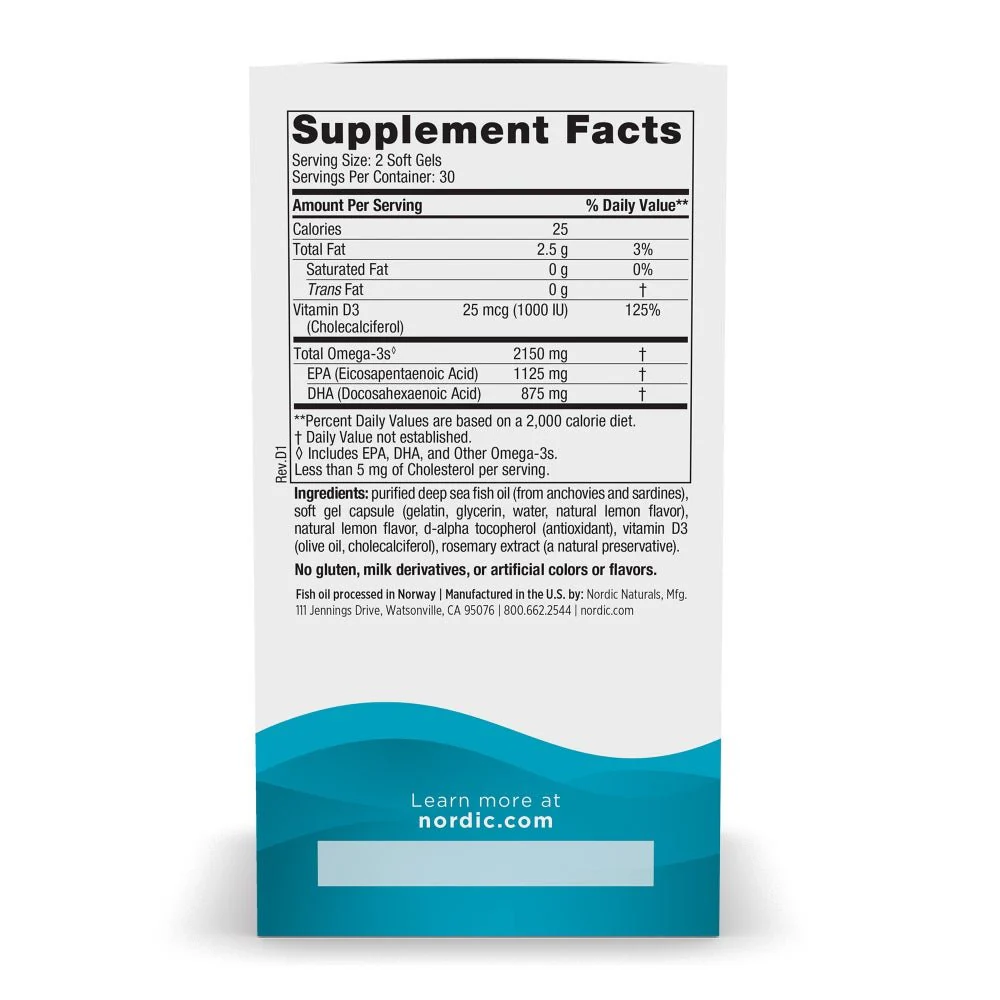 Ultimate Omega 2X with Vitamin D3 - Image 2