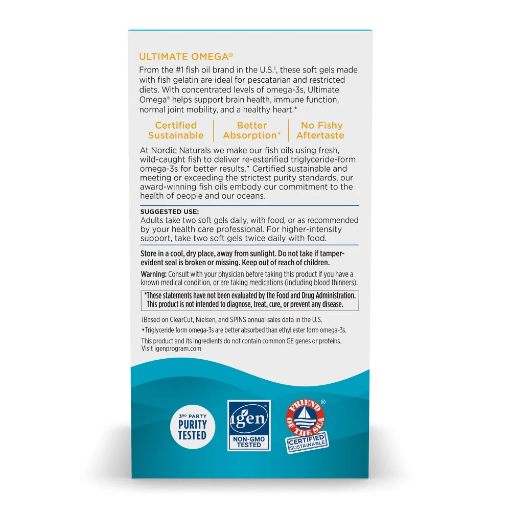 Ultimate Omega Fish Softgels - Image 3